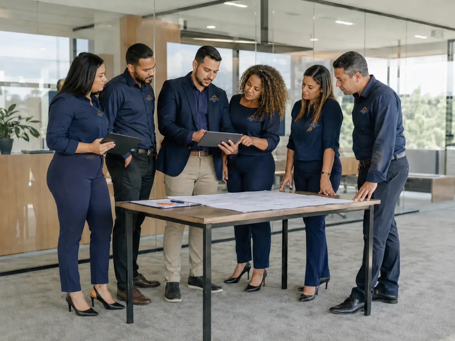 Equipe profissional de Gestão e manutenção do Grupo Cosaint